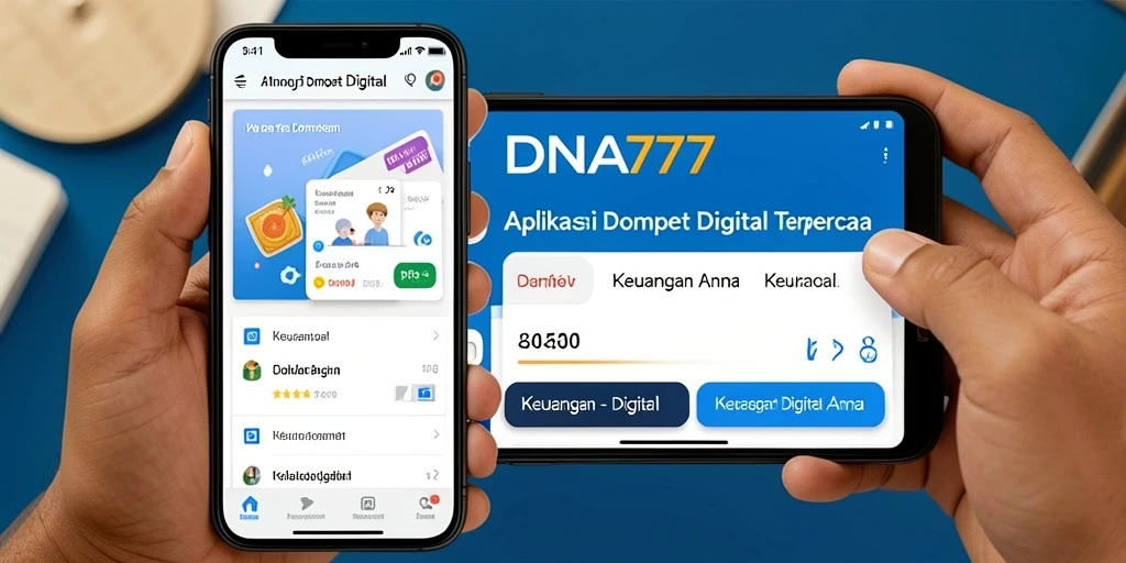 Tampilan antarmuka pengguna DNA777 yang modern dan mudah digunakan.