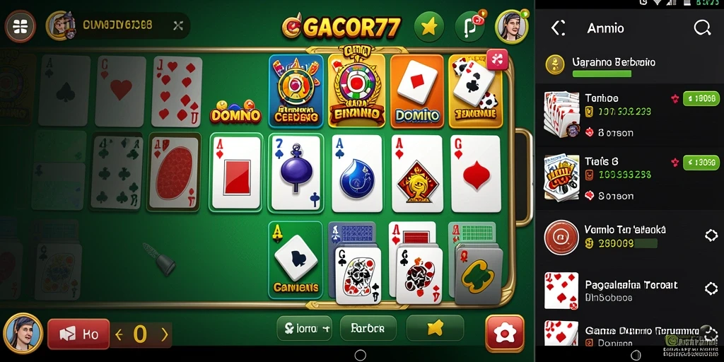 Screenshot GACOR77 menampilkan antarmuka permainan yang menarik dan mudah digunakan.