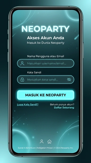 Masuk ke Akun Neoparty dengan Mudah